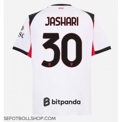 Billiga AC Milan Ardon Jashari #30 Borta fotbollskläder 2025-26 Kortärmad Billiga AC Milan Ardon Jashari #30 Borta fotbollskläder 2025-26 Kortärmad